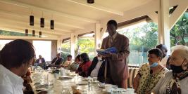 Dr Lamiel Phiri at Australian Embassay Reception